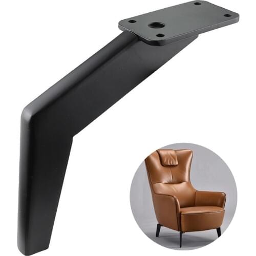 4pcs Bending Metal Furniture Legs Square Cabinet Wood Table Legs for Sofa Feet Foot Bed Riser furniture accessories