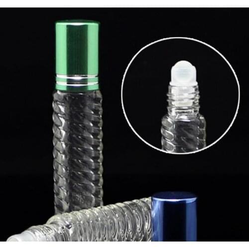 5ml Roll On Bottles For Essential Oil In Refillable Bottles With Aluminum Lid,Roller Ball Frangrance Perfume Bottle F20171417