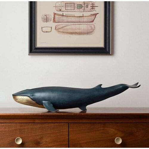60CM large Huge 2021 TOP art Collection Marine animal Whale Blue Whale brass ART WORK HOME OFFICE Company lobby Limited Edition