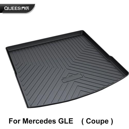 QUEES Custom Fit Cargo Liner Boot Tray Trunk Floor Mat for Mercedes Benz GLE Class Coupe C292 2015 2016 2017 2018