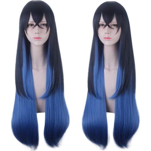Demon Slayer: Kimetsu no Yaiba Cosplay Wigs Hashibira Inosuke Women Long Wig Role Playing Tanjirou Zenitsu Halloween 1:1 Anime