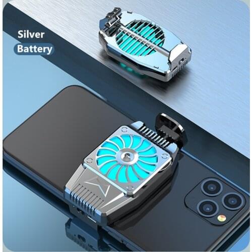 Hot Sell Mobile Phone Cooling Pad Phone Holder Game Handle Mini Cooler Fan Smartphone Radiator for Gaming and Live Streaming
