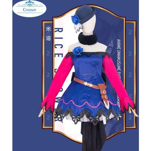 Game Horse Collection Pretty Derby Rice Shower SJ Dress Uniform Cosplay Costume Halloween Carnival Party Suit For Women New