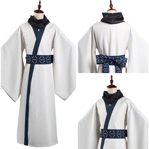 Anime Jujutsu Kaisen Sukuna Ryoume Cosplay Costume Kimono Outfits Halloween Carnival Suit Men Women Autumn Winter Long Coat Gift