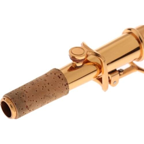 Brass Soprano Saxophone Neck Woodwind Instrument Accessory DIY Golden