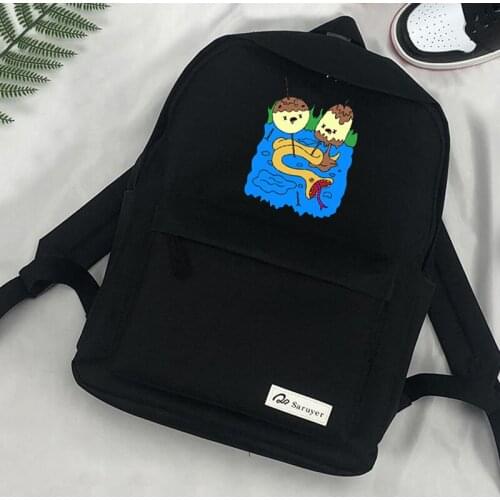 Cute Cartoon Adventure Time Funny Backpacks Student Fashion Travel Schoolbag for Teenagers Boys Girls Unisex Bag Pack Sac A Dos