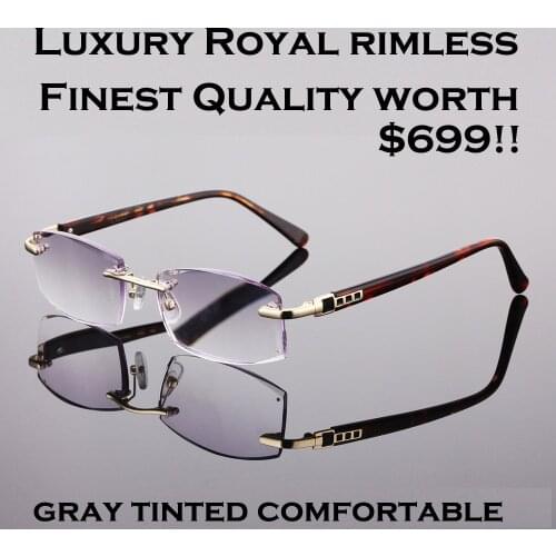 CLARA VIDA 2018 NEW DIAMOND SHAPED LENSES RIMLESS HIGH QUALITY LUXURY DESIGNER READING GLASSES +1 +1.5 +2 +2.5 +3 +3.5 +4