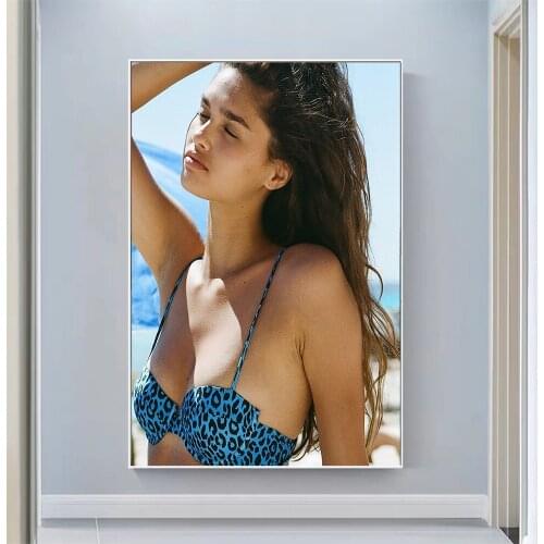 Silk Cloth Wall Poster Ilona Marion Sexy Model Star Art Home Decoration Gift