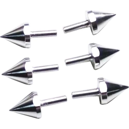 Universal Chrome Spike Bolts For Windscreen Fairings License Plate For Yamaha Kawasaki