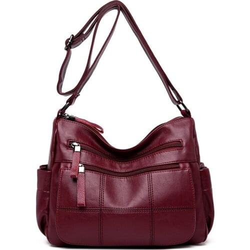Retro Fashion Women Shoulder Bag Soft Pu High Quality Crossbody Messenger Bags for Women 2021 New Luxury Design Female Bag