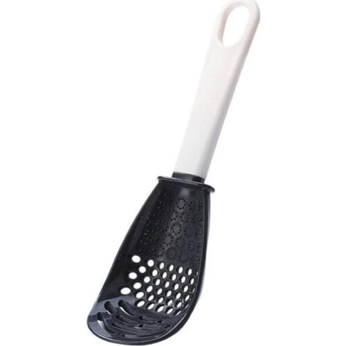 1PCS Strainer Scoop Multifunctional Heat-resistant Hanging Hole Innovative Potato Garlic Press Colander Spoon for Kitchen