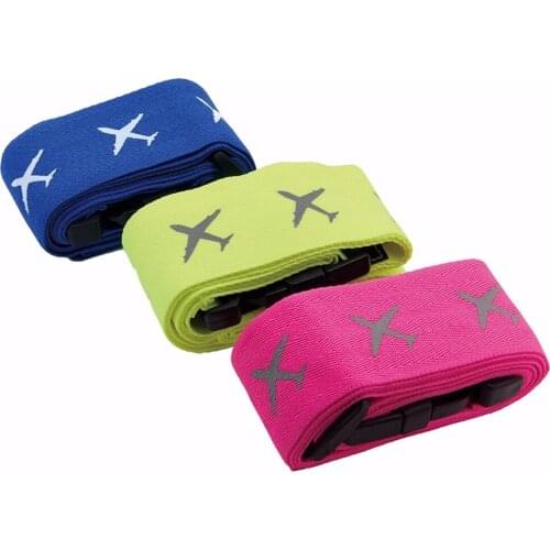 3 Pack Heavy Superior Strength Extra Long Cross Luggage Strap Suitcase Travel Belt Tags Free shipping