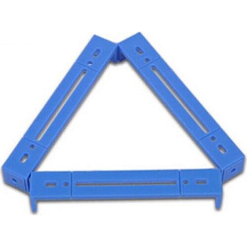 6pcs U type plastic strip connecting rod fixed bar angle bracket DIY model material