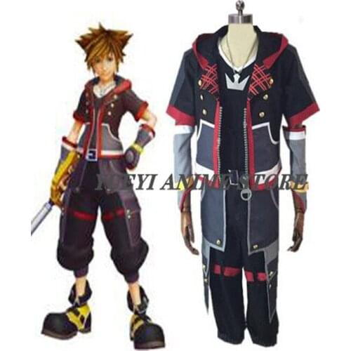 Anime Kingdom Hearts Sora Cosplay Costume customized any size