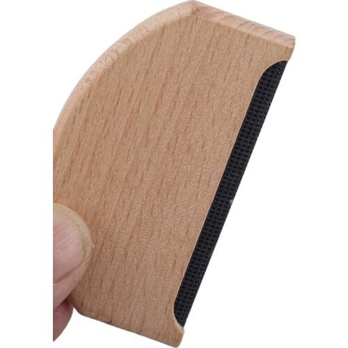 Wooden Clothing Care Anti-Pilling Manual Sweater Brush Household Easy To Clean Hair Removal Device