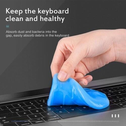Keyboard Cleaning Artifact Dust Car Cleaner Glue Panel Air Vent Outlet Dashboard Laptop Tool Mud Remover Cleaner Soft Gel