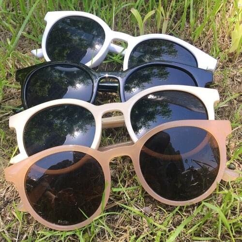 Round Sunglasses Women Brand Designer Vintage Small Sun Glasses Ladies Korean Style Shades Eyewear