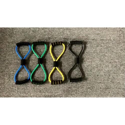 Hot Sales High Quality Stretch Resistance 8 Shape Elastic Yoga Pull Rope