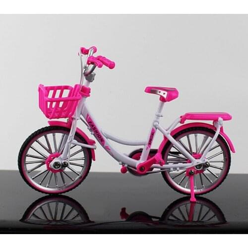 1:10 Metal Bicycle Model Toys city bike Cycle Replica Collection Diecast for Childrens Gift F Girl or