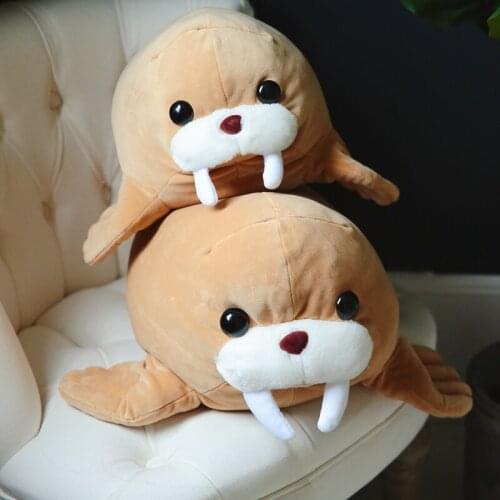 New 45cm/55cm plush cute Walrus Sea Lion stuffed soft good quality Pillows christmast birthday gift for kid