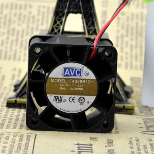 New original F4028B12H 4028 4CM 4cm 12V 0.3A CPU Dual Ball Cooling Fan