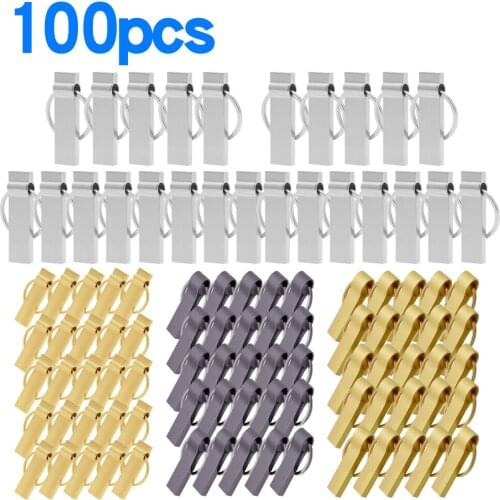 Bulk 100pcs free logo pen drive gift pendrive 4gb 8gb 16gb 32gb metal u disk usb 2.0 flash drive pendrive 64gb 128gb cle usb