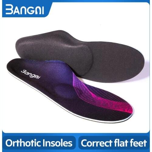 3ANGNI Orthopedic Insoles For Flat Feet Women Men Plantar Fasciitis Insoles For Shoes Orthotic Arch Support Soles Shoe Pad