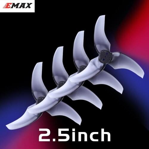 EMAX AVAN RUSH 2.5inch tri-blade/3-Blade propeller prop compatible XING NANO 1204 motor for Babyhawk Race FPV drone part