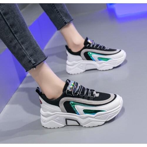 2020 Fashion Women Shoes Women Vulcanize Shoes Chunky Sneakers Women Flats Sneakers Shoes Women Casual Shoes Platform Sneakers