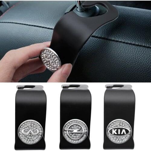 1/2PCS Car Seat Back Storage Hooks Clips For Jeep Grand Cherokee Commander Renegade Wrangler Compass Patriot Auto Accessories