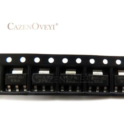 10pcs/lot LM1117IMPX-3.3 N05B LM1117IMPX-5.0 N06B LM1117MPX-ADJ N03A BM1117-ADJ BM1117 SOT-223 In Stock