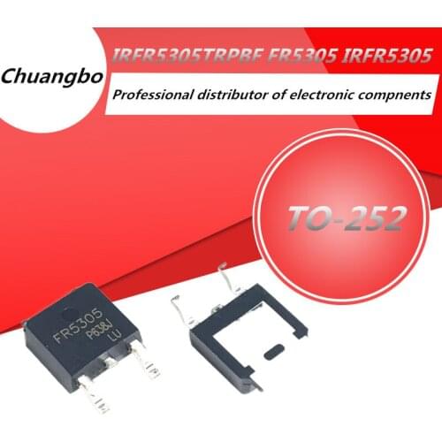 10pcs spot IRFR5305 FR5305 IRFR5305TRPBF TO-252 new chip