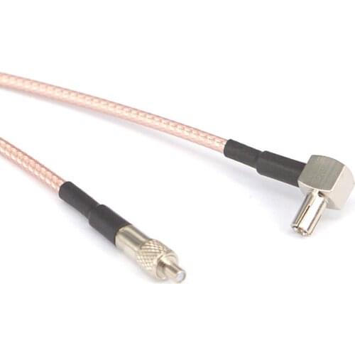 100 Pieces TS9 Male to TS9 Female Rightangle Connector RF Extension RG316 15cm Pigtail Cable