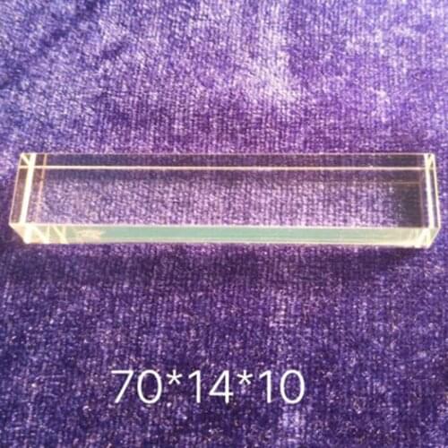 70*14*10 MM photon hair removal instrument light guide crystal, E light hair removal beauty instrument light guide crystal