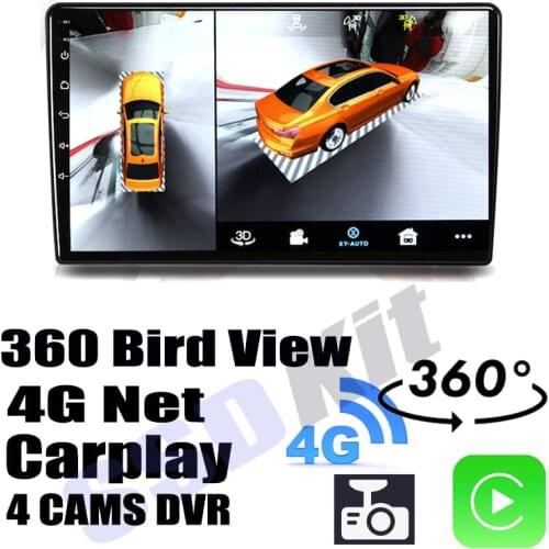 Car Audio Navigation GPS Stereo Carplay DVR 360 Birdview Around 4G Android System For Volkswagen VW Touareg 7P 2010~2018