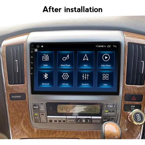 8 Core DSP 4G Android 10 For Toyota Alphard 2002 + Car Multimedia Video Player GPS Navigation autoradio stereo Radio DVD 2 Din