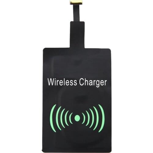 Wireless Charging Receiver for Android Portable Qi Wireless Fast Charger Receiver Lightweight Charging Adapter Pad Coil