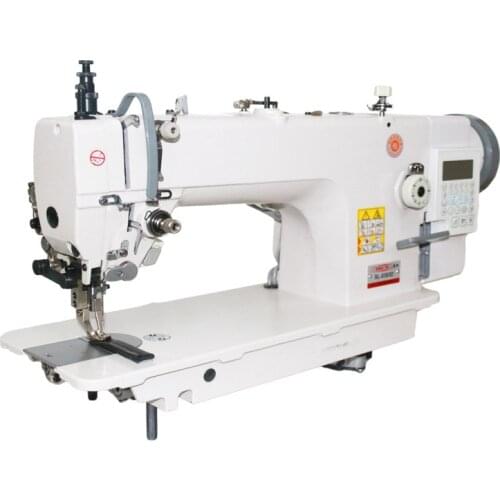 Household Commercial Sewing Machine Thick Clothing Material Leather Synchronous Sewing Machine Electric 220V 1-9MM Needle Pitch