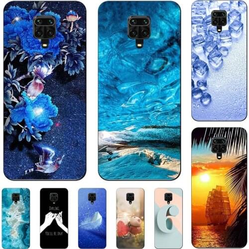 For Xiaomi Redmi NOTE 9 Pro Max NOTE 9S POCO M2PRO Cover Fashion Cool Cartoon Flower Capa Soft Silicone TPU Case