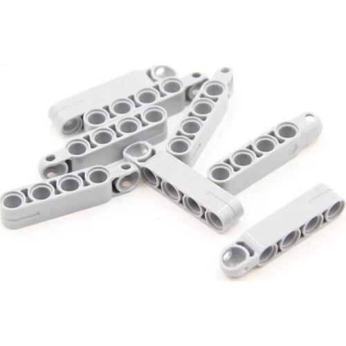 Building Blocks MOC Technic Parts 5pcs BEAM 4 MODULE, W/ BALL CUP 5.9 W/O FRICT compatible with lego for kids boys toy