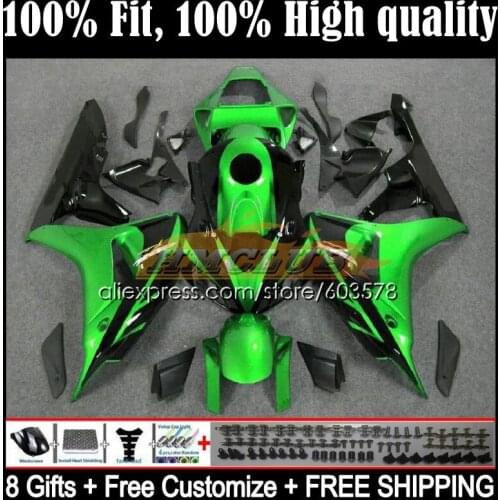 Injection Body For HONDA CBR 1000 RR CC CBR 1000RR 1000CC 49CL.109 CBR1000RR 06 07 CBR1000 RR 2006 2007 OEM Fairing Light green