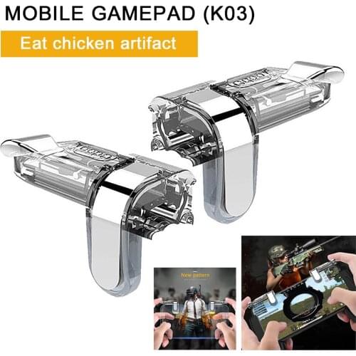 K03 Mobile Game Controller Shooting Button L1R1 Shooting Button Trigger/PUBG/Cutter/Survival Rules for Android iOS System