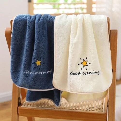 Face Towel Soft Absorbent And Thick Cotton Women Bathroom Microfiber Absorbent Hand Towels Bathroom Supplies For Drying Hair