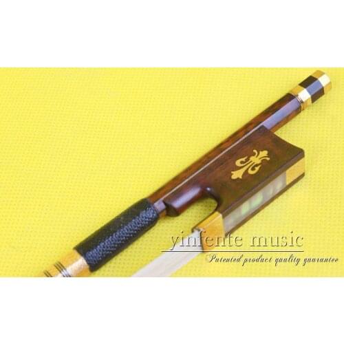 One XS-014- # snakewood violin bow High Quality 1pcs 4/4 Violin Bow Style bone Straight