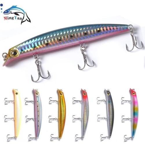 1pcs Popper Fishing Lure 12cm 15g Minnow Wobblers Isca Artificial Hard Bait 3D Eyes Treble Hook Floating Crankbait Pesca Tackle