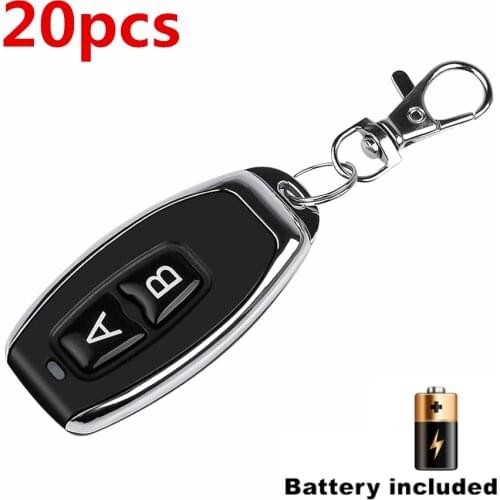 KEBIDU Wholesales 20pcs/lot 433Mhz Wireless Remote Control Switch AC 220v 110V 120V Relay Receiver Module RF Remote Controller