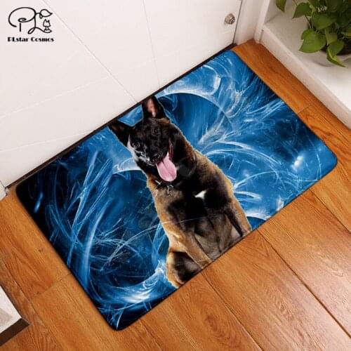 Funny pug dog animal carpet Square Anti-Skid Area Floor Mat 3D Rug Non-slip Mat Dining Room Living Room Soft Bedroom Carpet 01