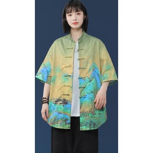 Tangspoem Printed Blouses