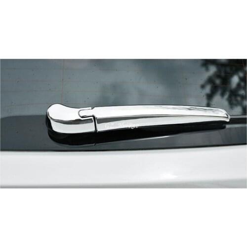 Car decoration ABS Chrome Rear Window Wiper Cover Trim 2pcs For BMW X1 F48 2016 2017