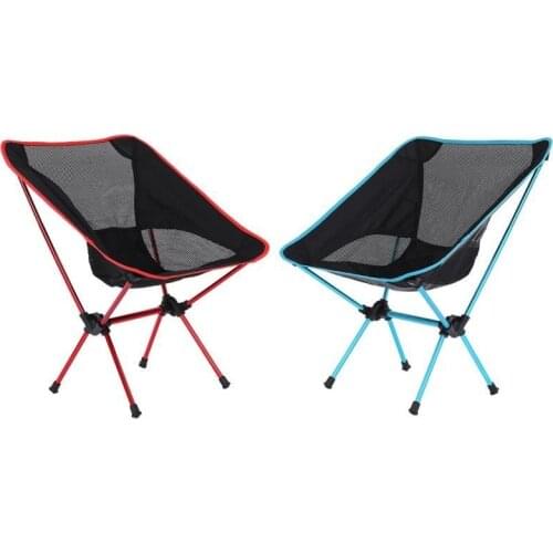 2pcs Outdoor Folding Chair Lightweight Folding Chair Seat with Backrest for Camping Picnic Fishing Chair Fishing Tool